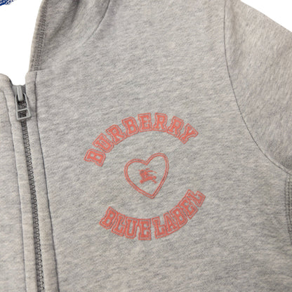 Vintage Burberry Blue Label Zip Up Hoodie Womens Size S