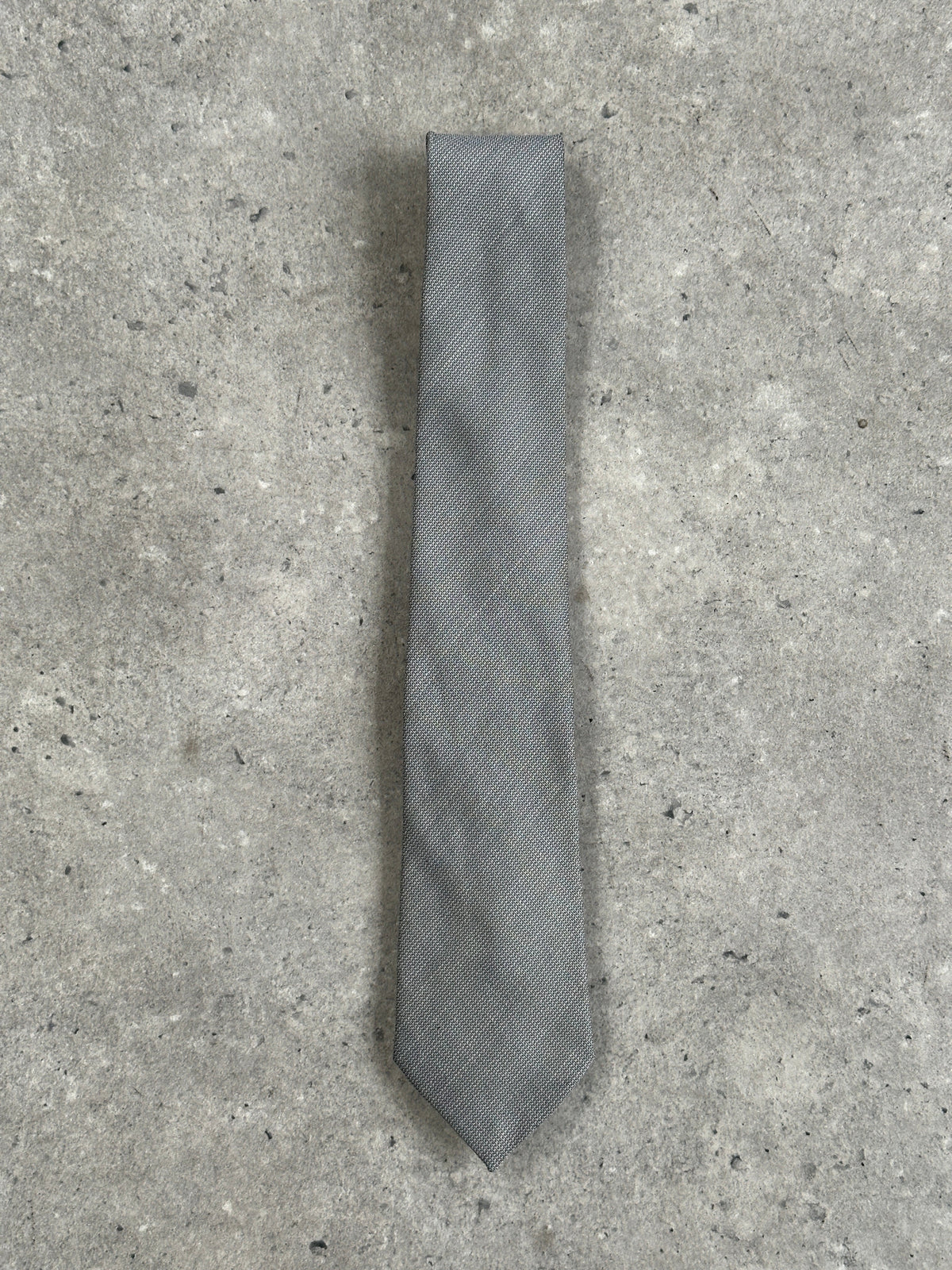 British Vintage 1980s Wool Textured Tie