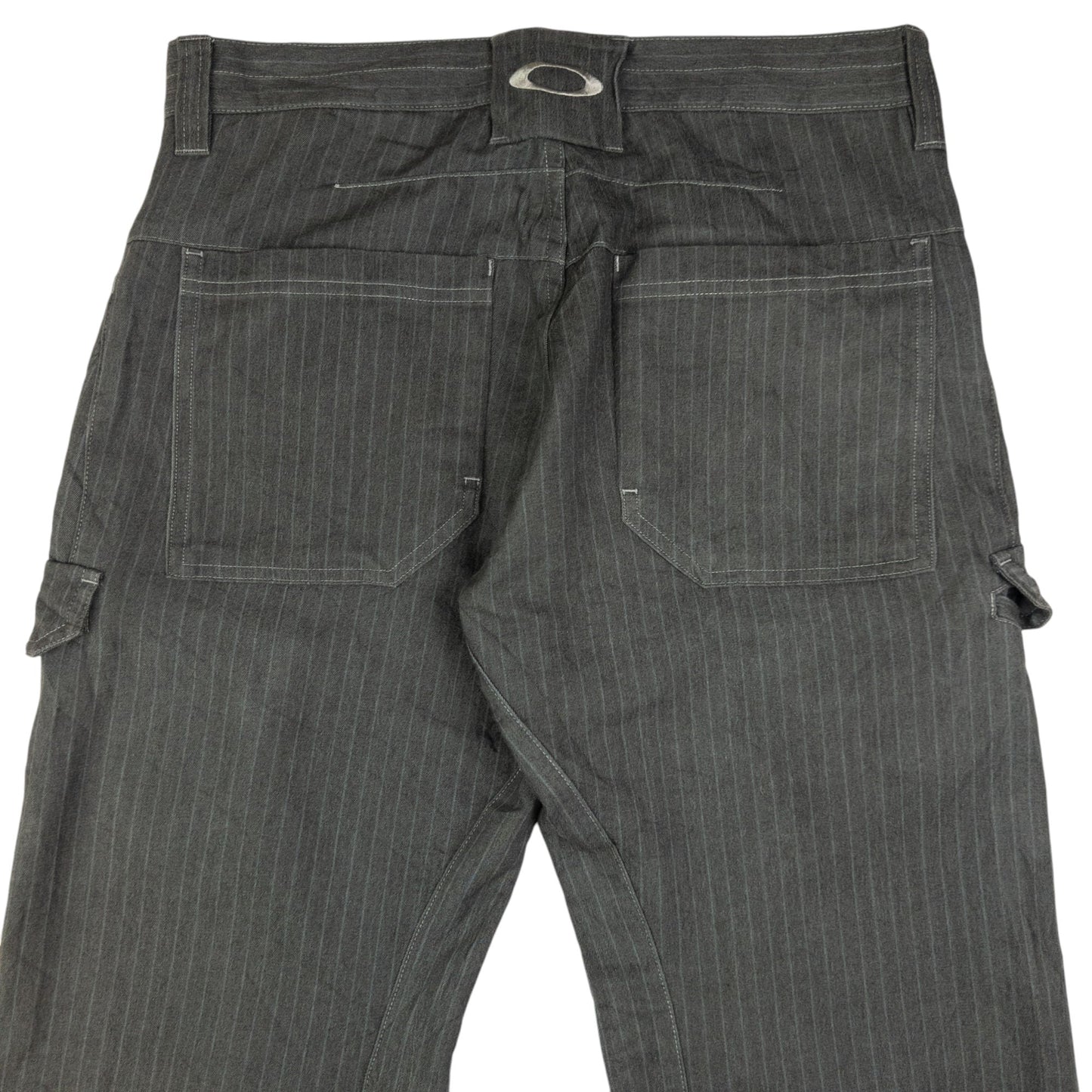 Vintage Oakley Striped Lightweight Trousers Size W31