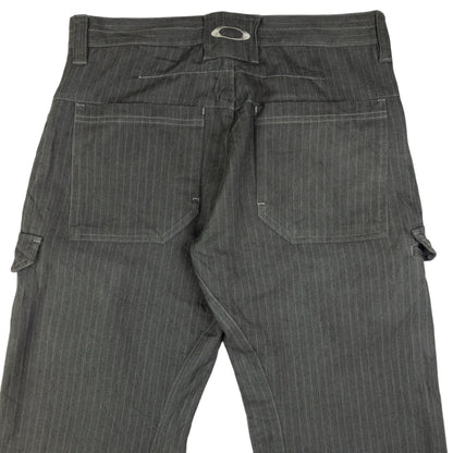 Vintage Oakley Striped Lightweight Trousers Size W31