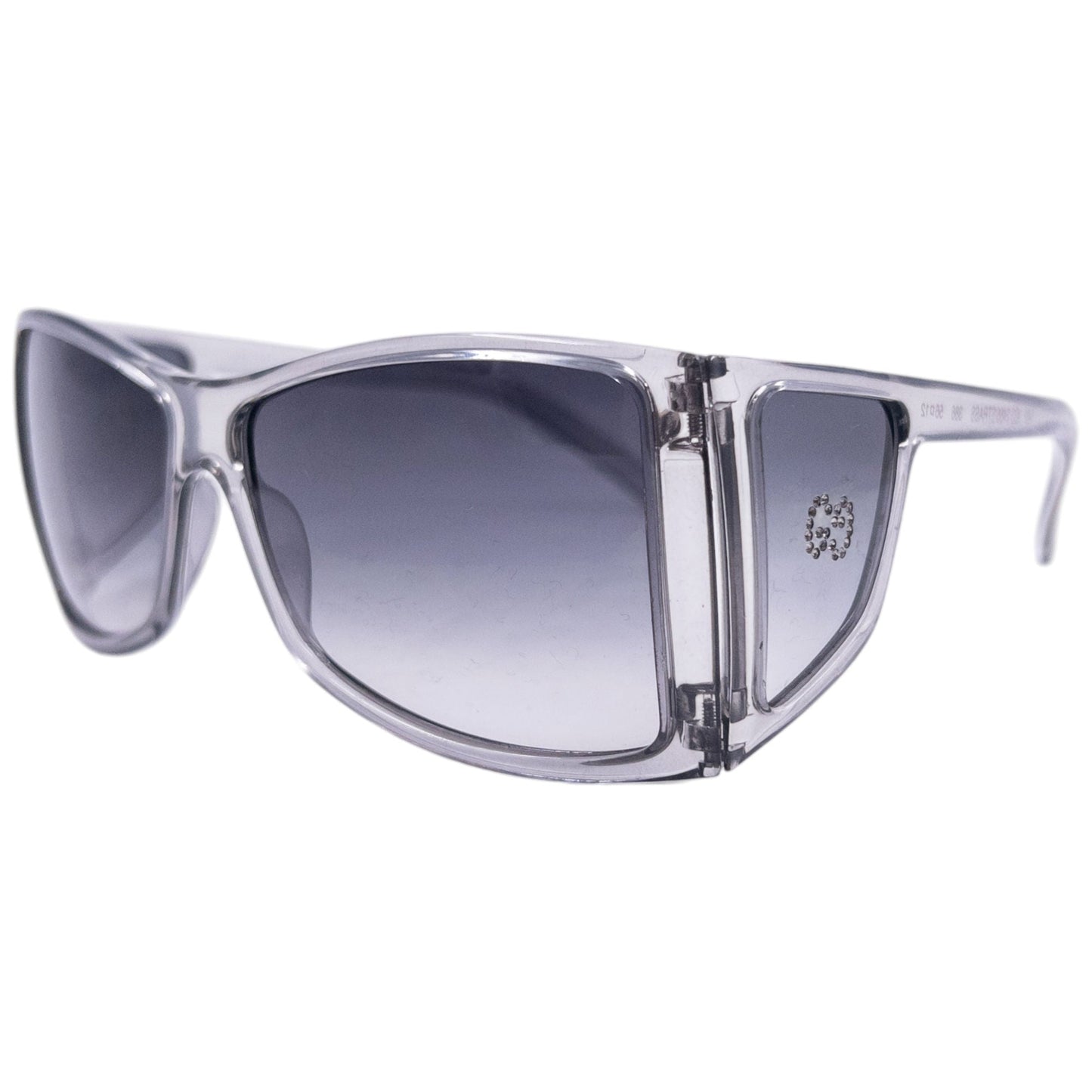 Vintage 2000s Gucci Diamanté Sunglasses | O/S, Grey