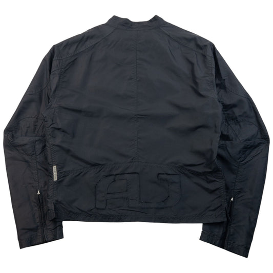 Vintage 2000s Armani Jeans Zip Up Jacket Size S | Small, Black