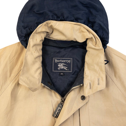 Vintage 90s Burberry Zip Up Jacket Size XS | XS, Beige