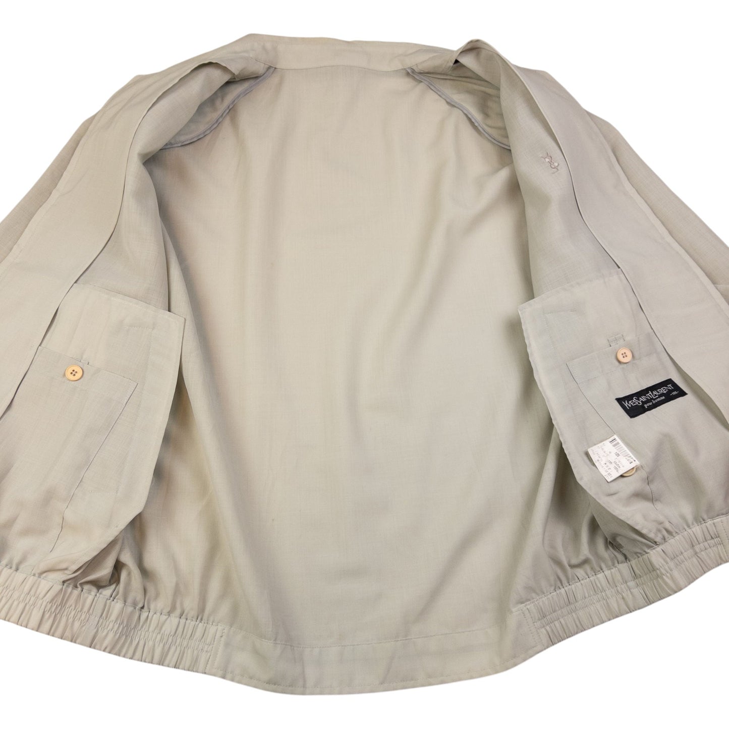 Vintage YSL Yves Saint Laurent Harrington Jacket Size XL