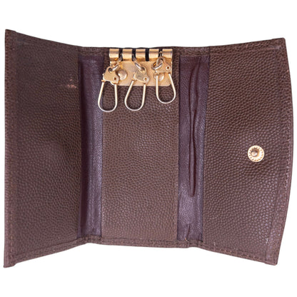 Vintage 90s Burberry Nova Check Key Holder | O/S, Brown