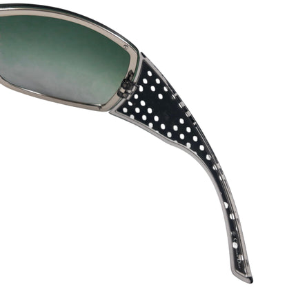 Vintage 2000s Dior Quadrille Shield Sunglasses | O/S, Black