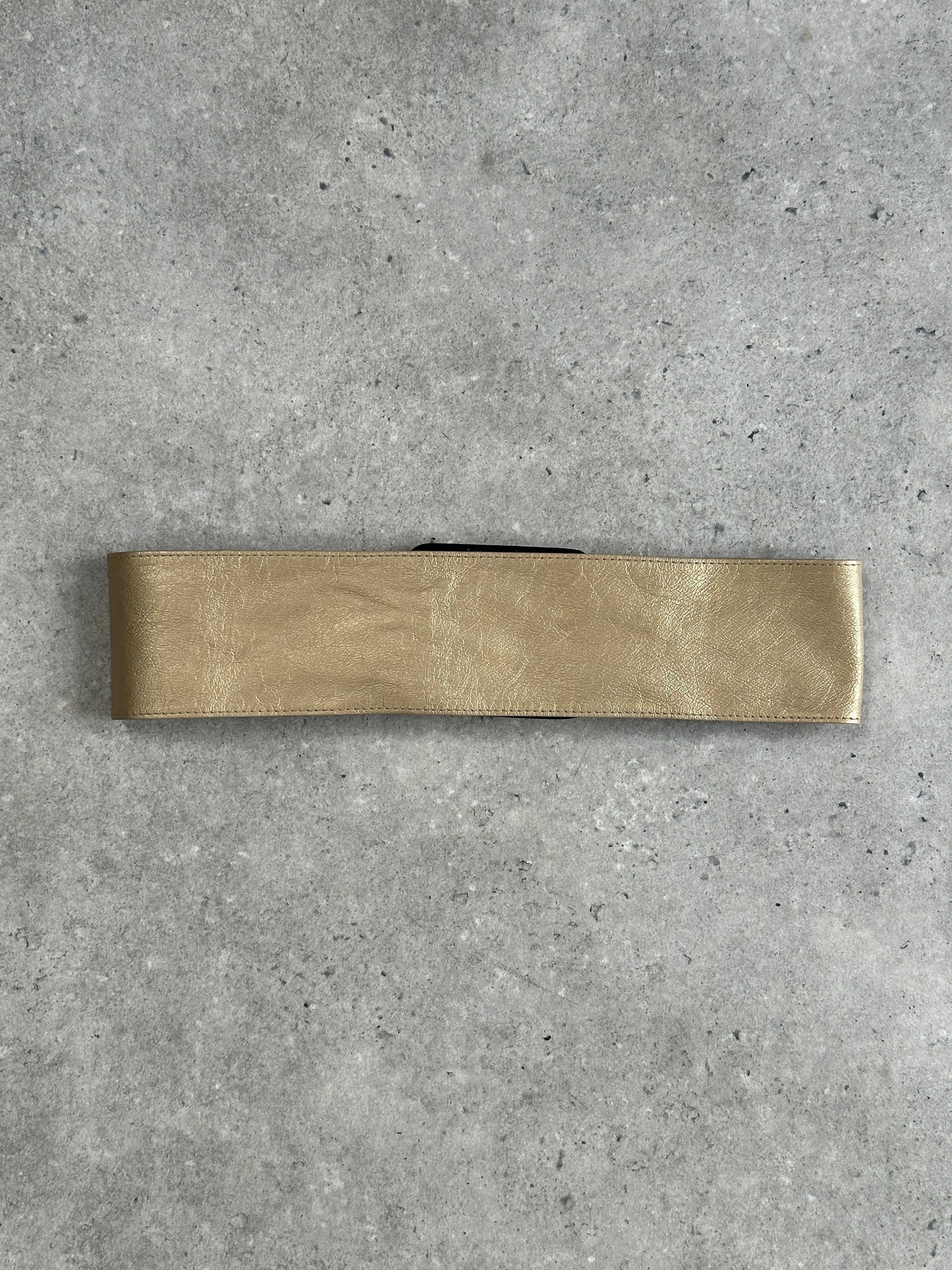 Vintage 1990s Leather Chunky Belt - W25-30