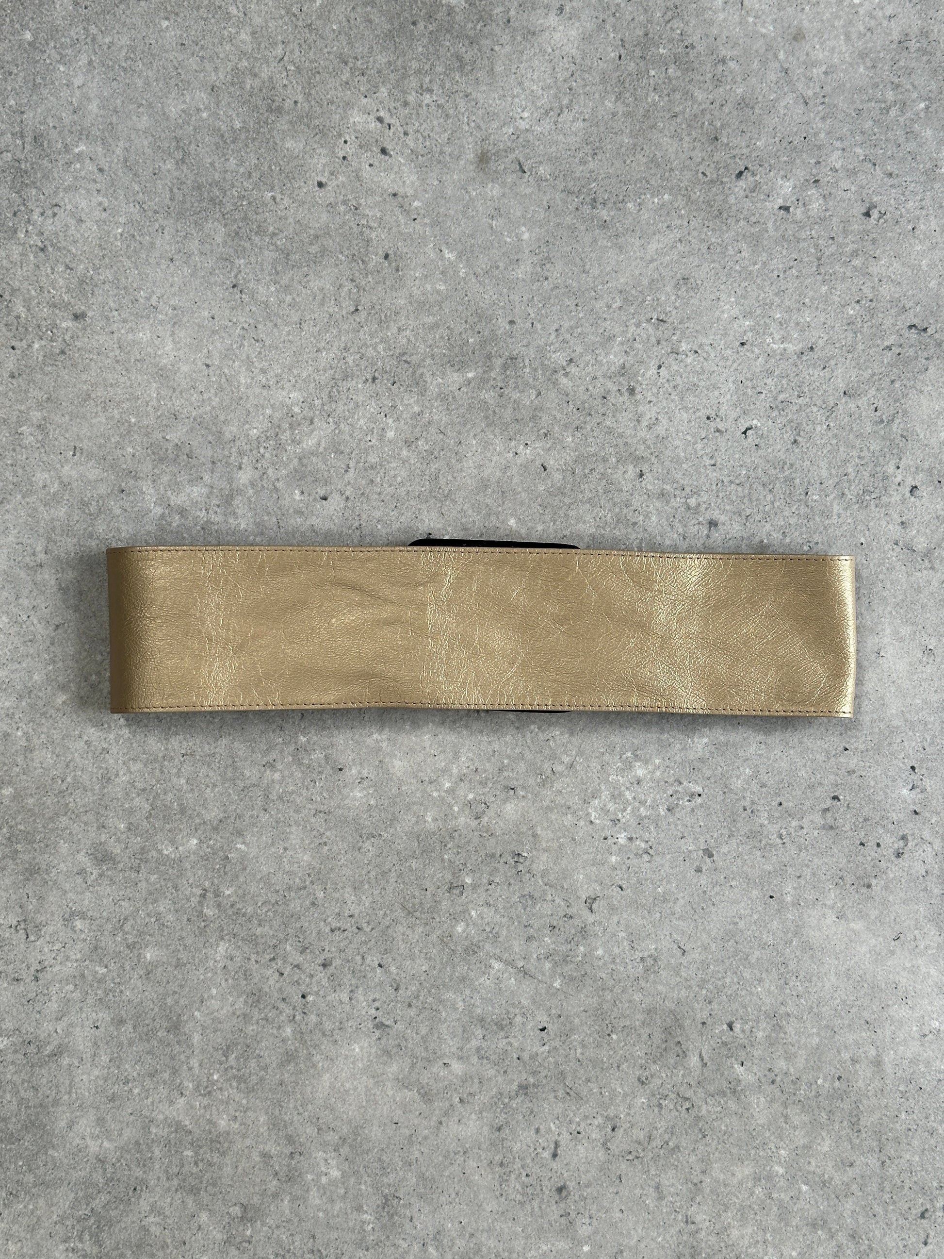 Vintage 1990s Leather Chunky Belt - W25-30