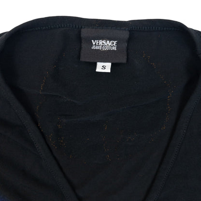 Vintage 2000s Versace Jeans Couture Chain Print Long Sleeve Top Womens Size S | Small, Multicoloured