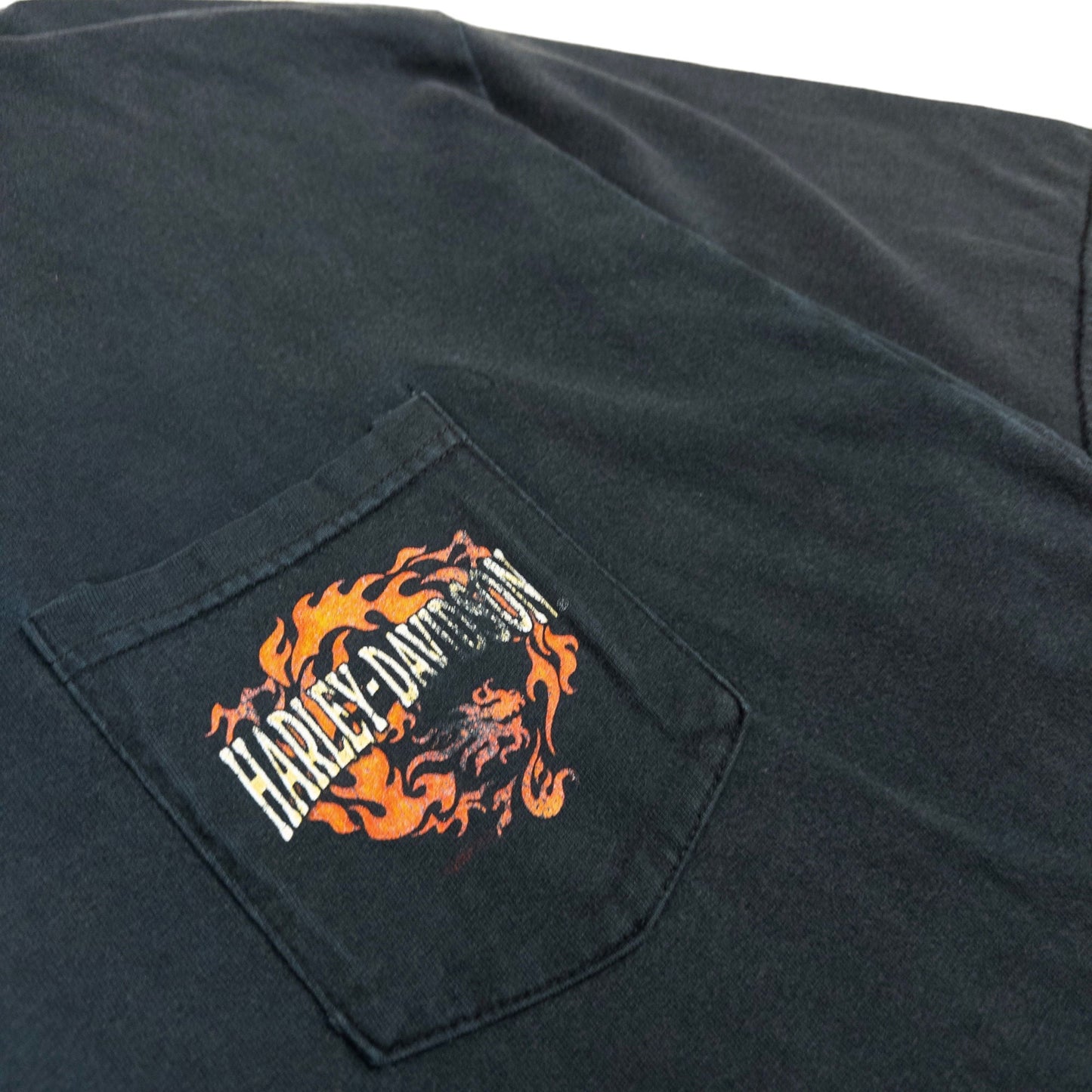 Vintage Harley Davidson Flame Graphic T Shirt Size XL