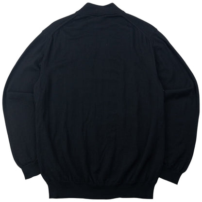Vintage 2000s Versace Jeans Couture Wool Jumper SIze M | Medium, Black