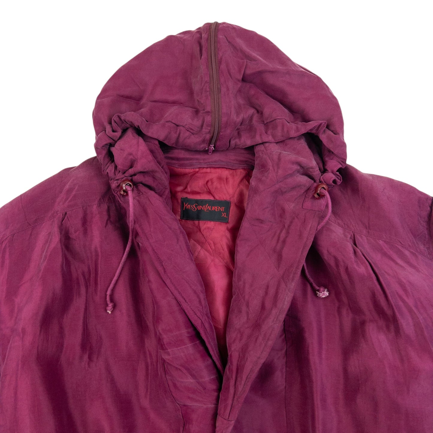 Vintage 80s YSL Yves Saint Laurent Button Up Jacket Size L | Large, Purple