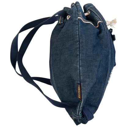Vintage 90s Hysteric Glamour Denim Bucket Backpack | O/S, Blue