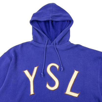 Vintage 2000s YSL Yves Saint Laurent Embroidered Hoodie Size L | Large, Multicoloured
