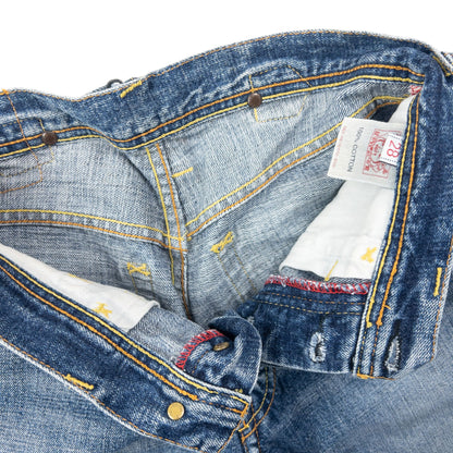 Vintage 2000s Evisu Daicock Japanese Denim Jeans Size W27 | W27, Blue