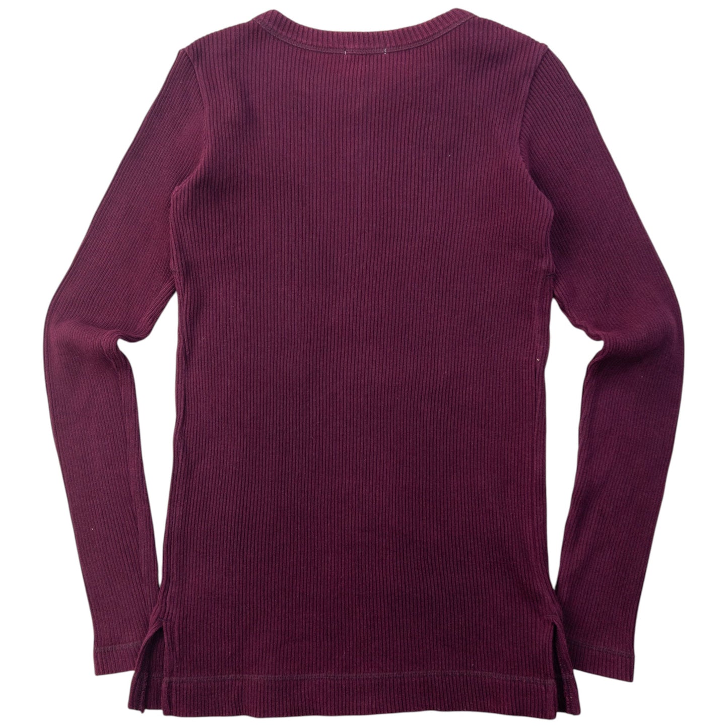 Vintage 90s Yohji Yamamoto Ribbed Jumper Womens Size S | Small, Purple