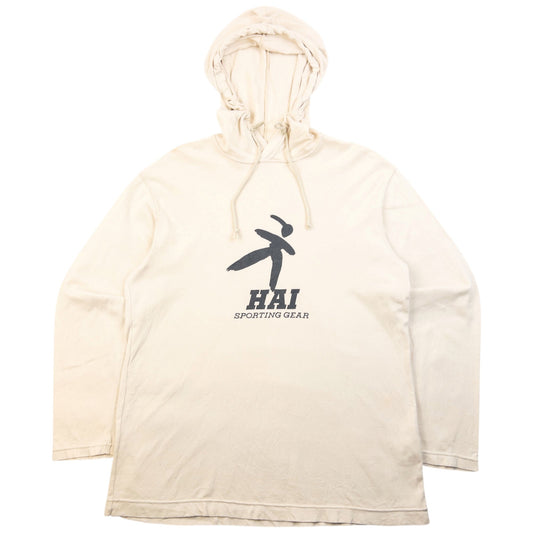Vintage 90s Hai Sporting Gear By Issey Miyake Hoodie Size S | Small, Cream