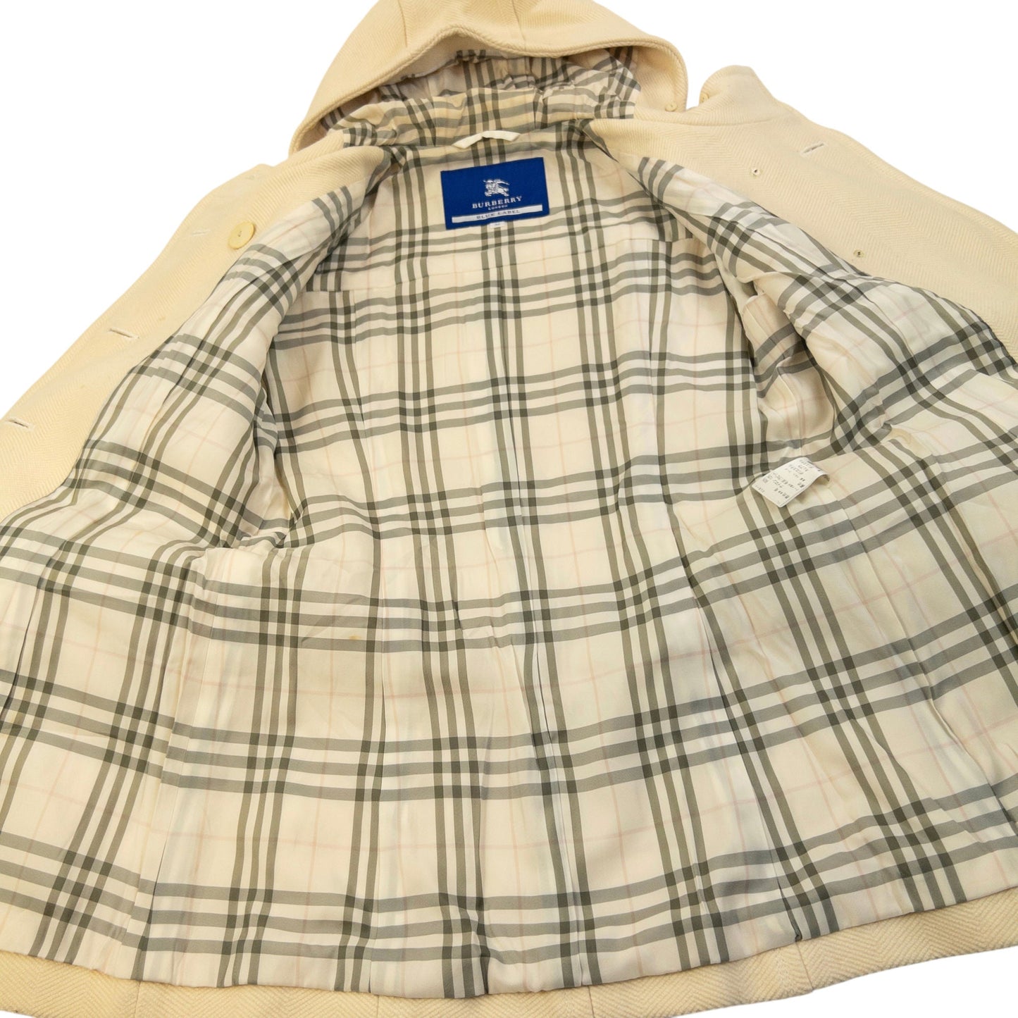 Vintage 2000s Burberry Blue Label Nova Check Lined Belt Waist Jacket Womens Size S | Small, Blue