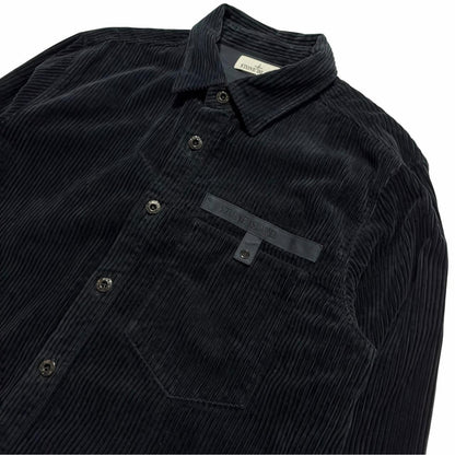 Stone Island Heavy Corduroy Shirt | XL, Black