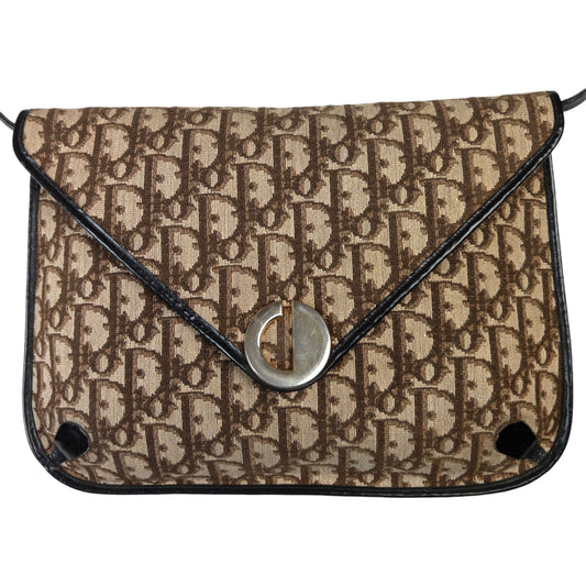 Vintage Dior Monogram Shoulder Bag