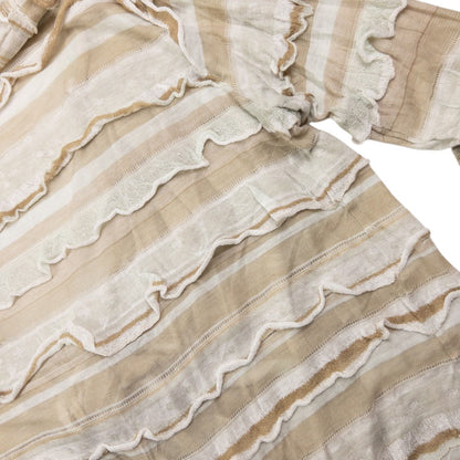 Vintage Haat By Issey Miyake Layered Frill Wrap Cardigan Womens Size S