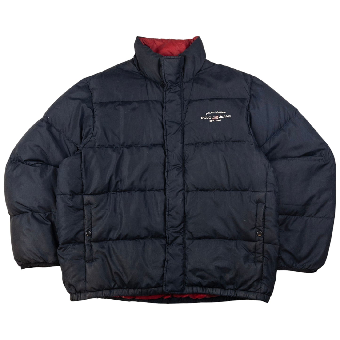 Vintage Ralph Lauren Polo Jeans Puffer Jacket Size L