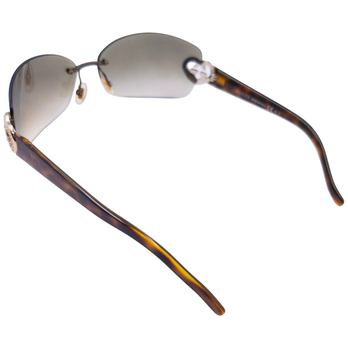 Vintage Gucci Heart Tortoise Shell Sunglasses