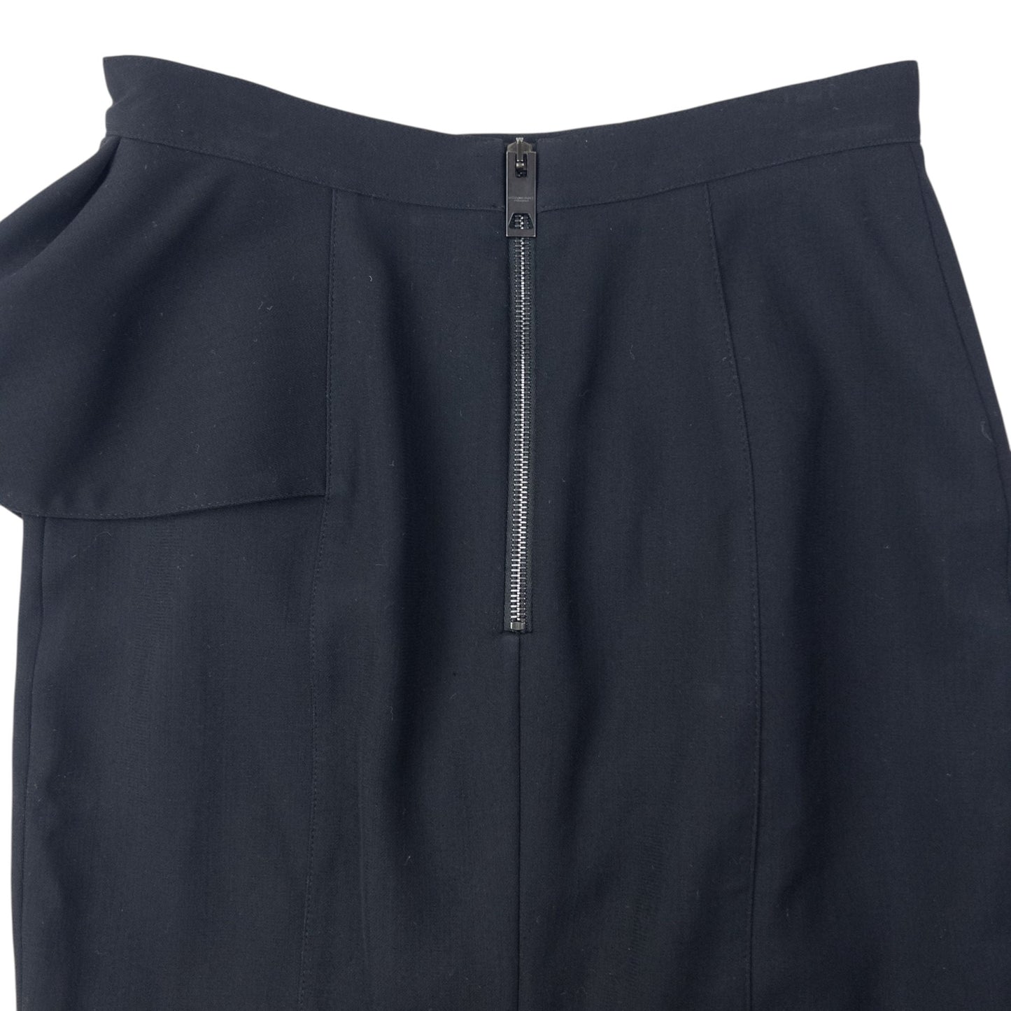 Vintage Burberry Prorsum Ruffle Skirt Womens Size W25 | W25, Black
