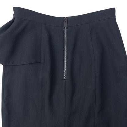 Vintage Burberry Prorsum Ruffle Skirt Womens Size W25 | W25, Black