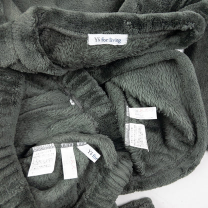 Vintage 90s Yohji Yamamoto Fleece Pyjama Sweatshirt & Joggers Set Size S | Small, Grey