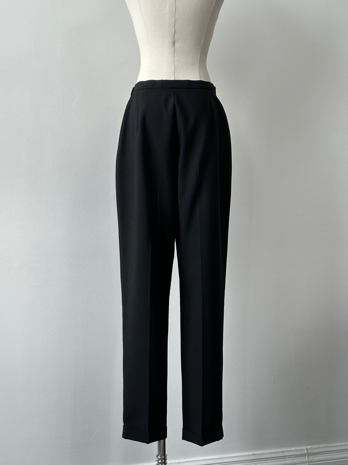Max Mara 1990s Lightweight Tapered Tailored Trousers - W28