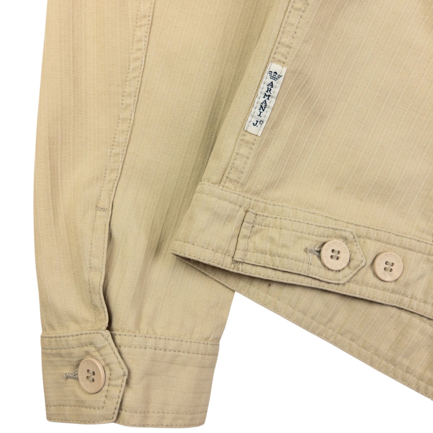 Vintage Armani Jeans Cropped Button Up Jacket Womens Size S