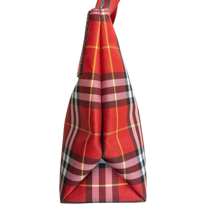 Vintage 2000s Burberry Nova Check Handbag | O/S, Red