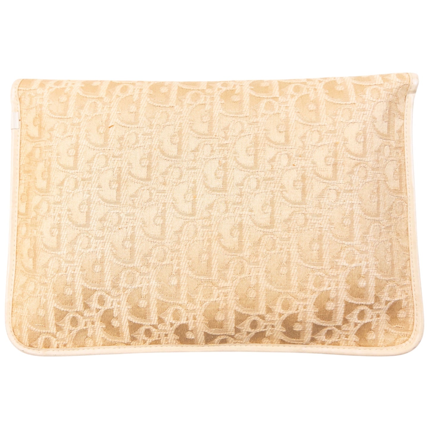 Vintage 90s Dior Monogram Clutch Bag | O/S, Beige