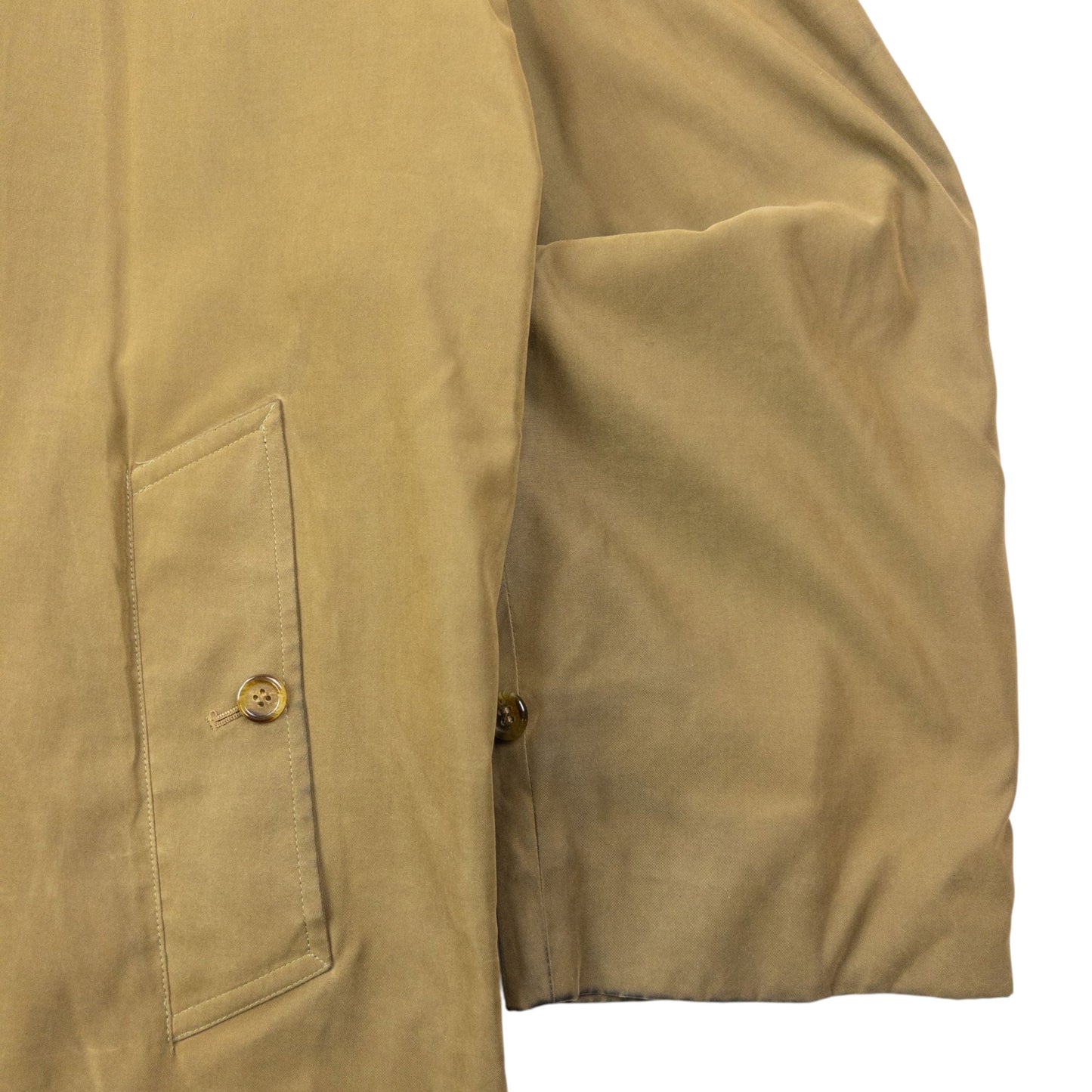 Vintage 80s Burberry Davide Cenci Trench Jacket Size XL | XL, Brown
