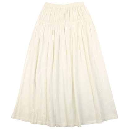 Vintage 90s Plantation By Issey Miyake Skirt Womens One Size | O/S, White