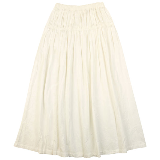Vintage 90s Plantation By Issey Miyake Skirt Womens One Size | O/S, White