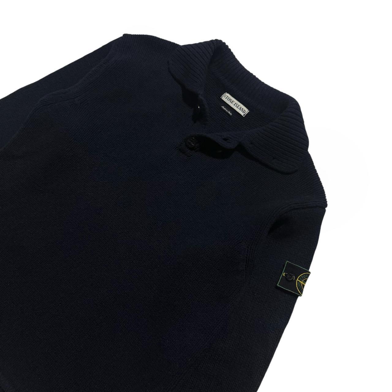 Stone Island A/W 1997 Navy Knit Pullover | Medium, Navy