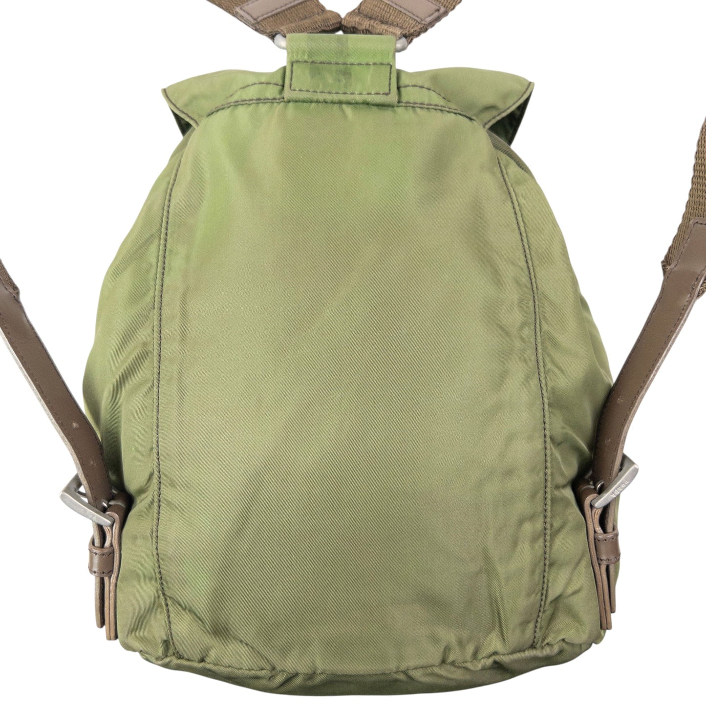 Vintage 2000s Prada Bucket Backpack | O/S, Brown