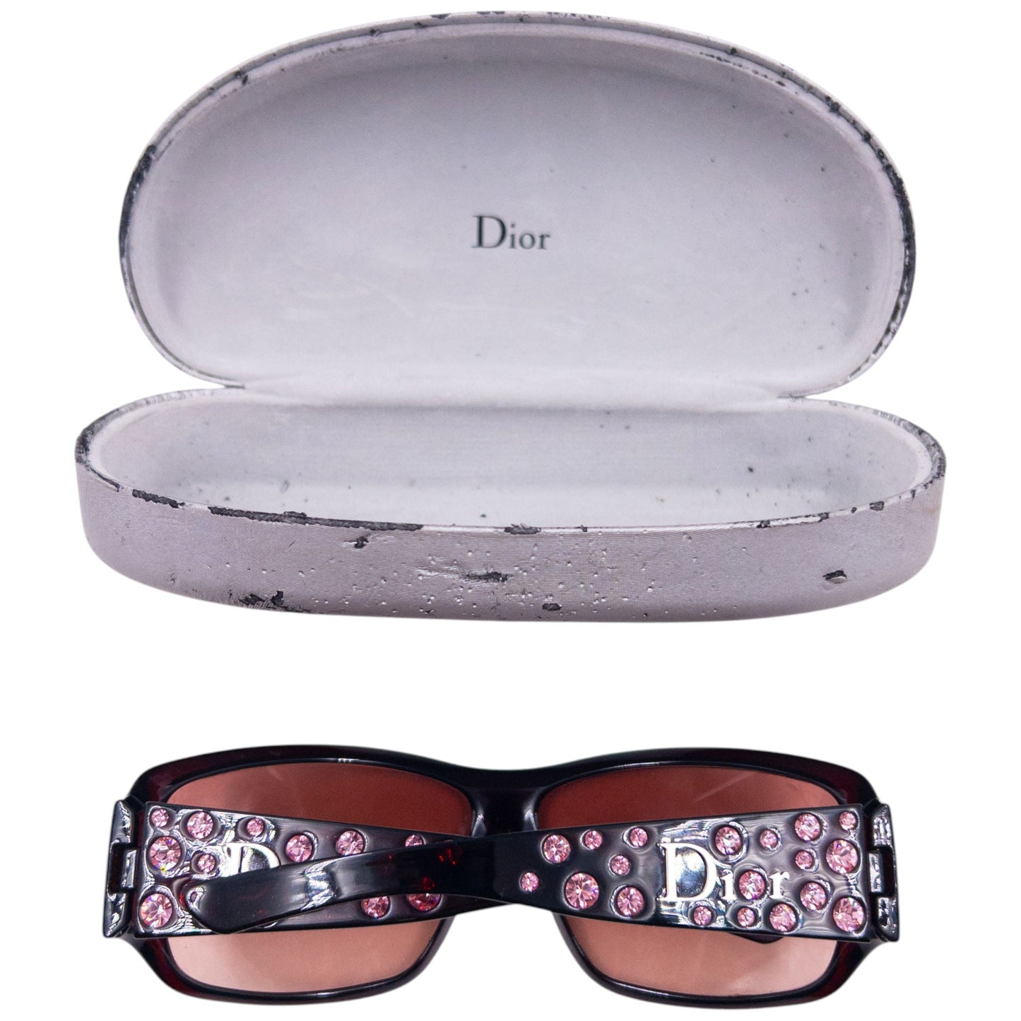 Vintage 2000s Dior By John Galliano Diamanté Jewel Sunglasses | O/S, Multicoloured