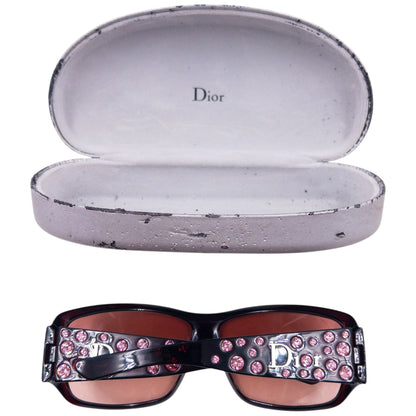 Vintage 2000s Dior By John Galliano Diamanté Jewel Sunglasses | O/S, Multicoloured