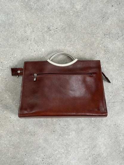 Italian Vintage 1990s Leather Crossbody Bag
