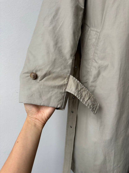 Hugo Boss 2000s High Neck Belted Trench Coat - L