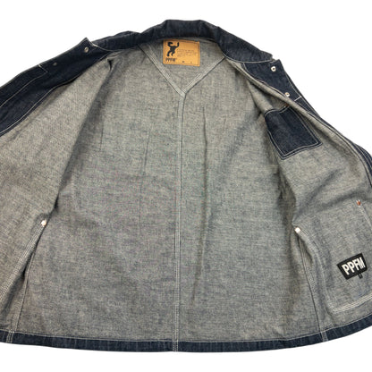 Vintage 2000s PPFM Lightweight Denim Jacket Size M | Medium, Navy
