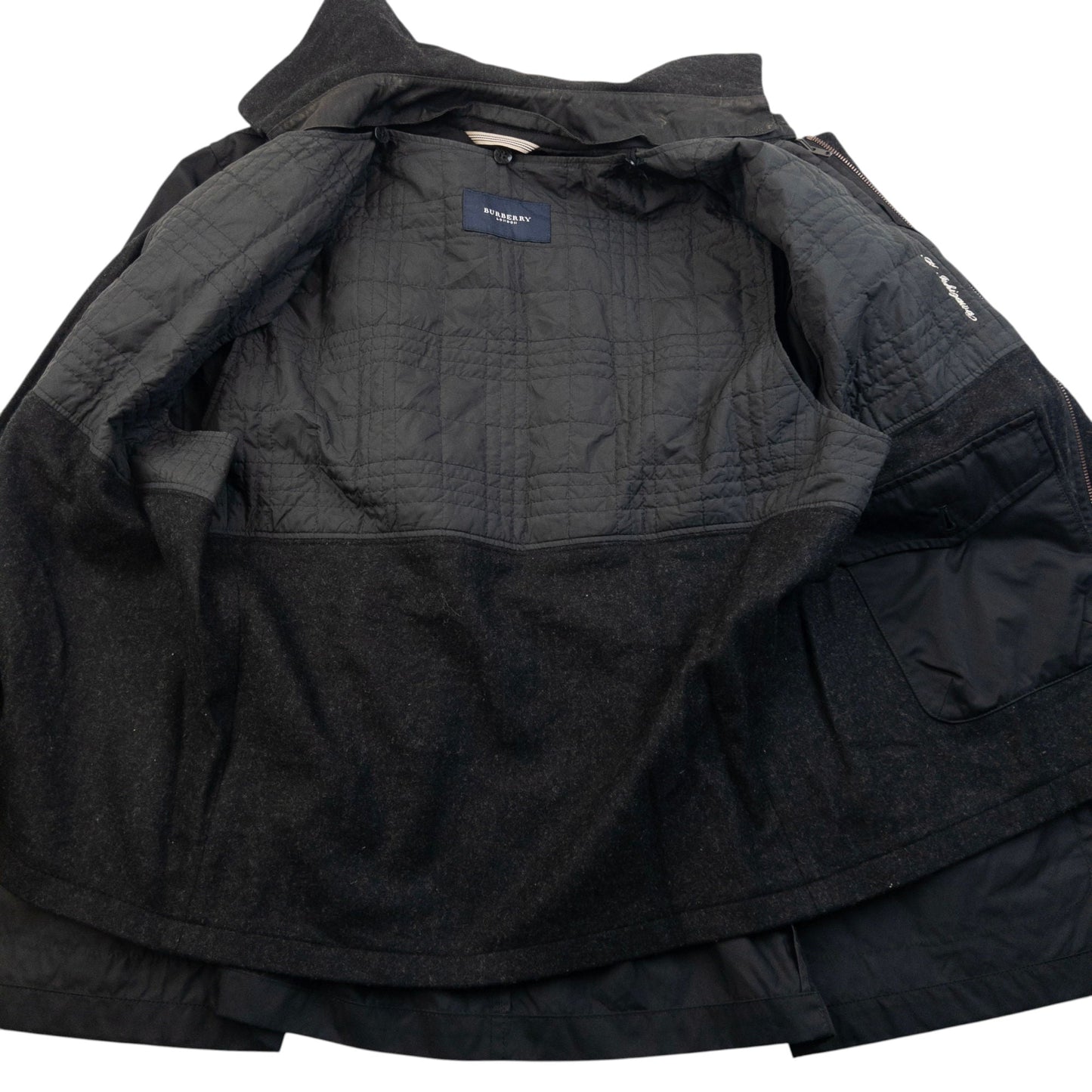 Vintage 2000s Burberry Zip Up Jacket Size S | Small, Black