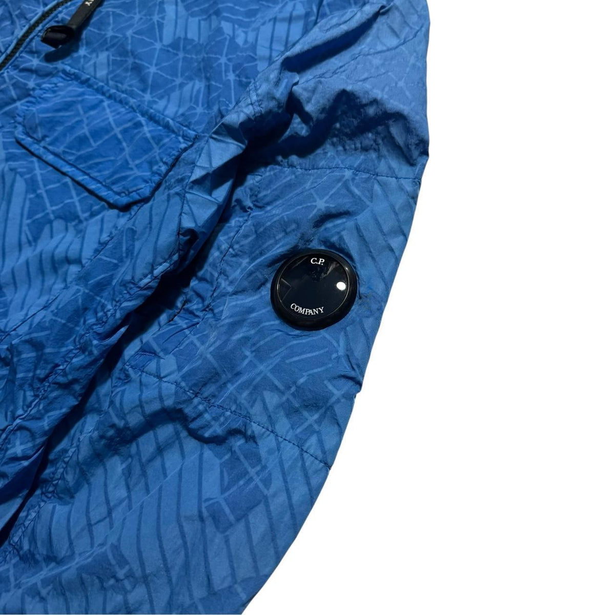 Cp Company Camo Net Nylon Overshirt | Large, Camo