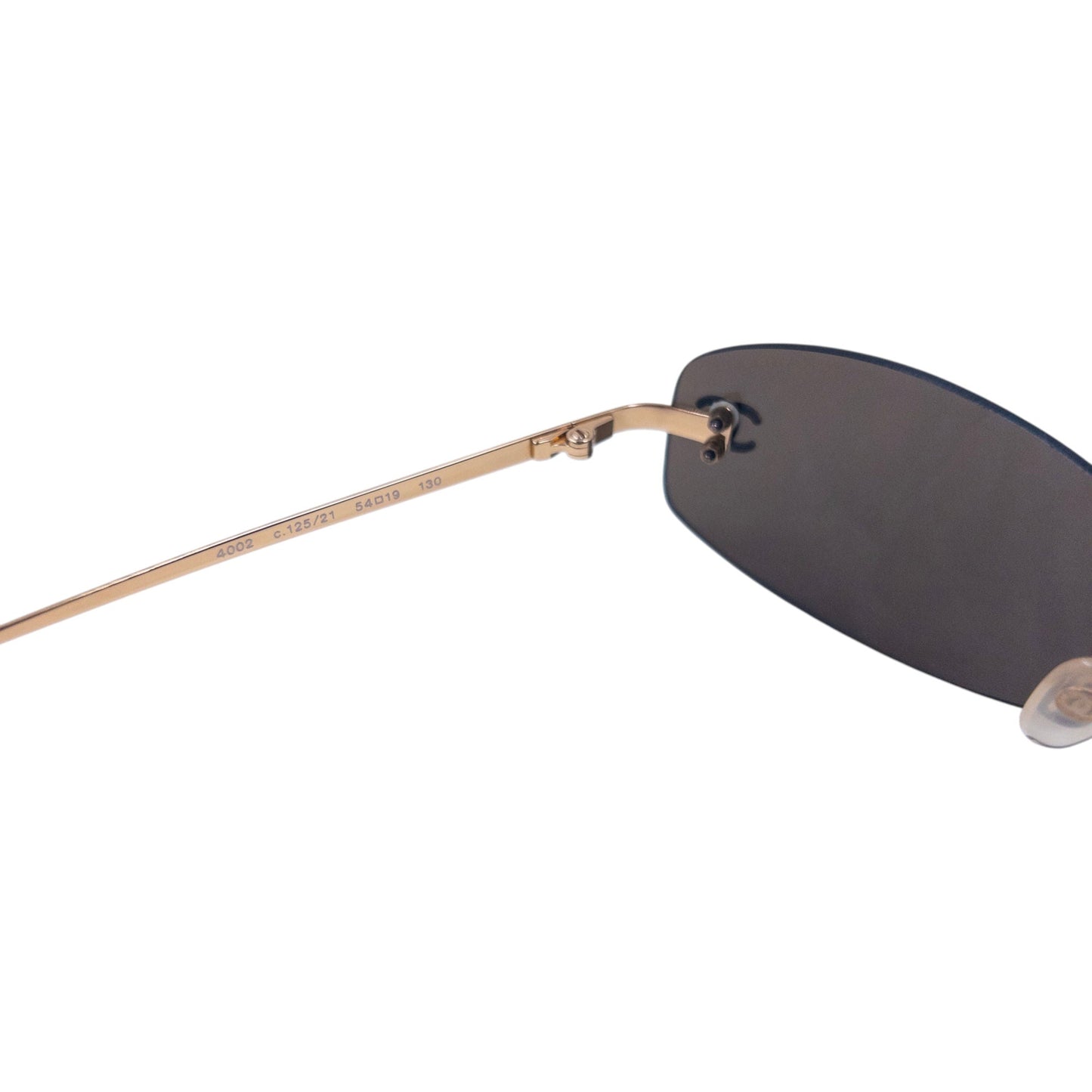 Vintage 2000s Chanel Rimless Sunglasses | O/S, Brown