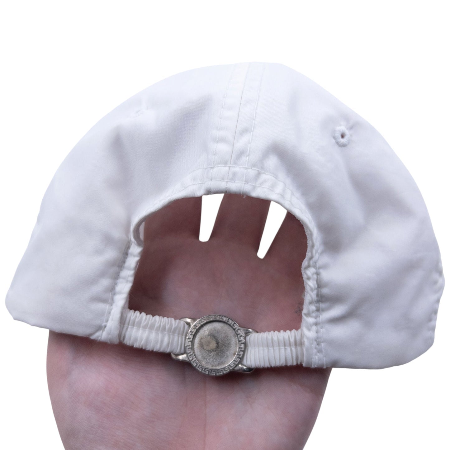 Vintage 2000s Versace Intensive Embroidered Hat | O/S, Red