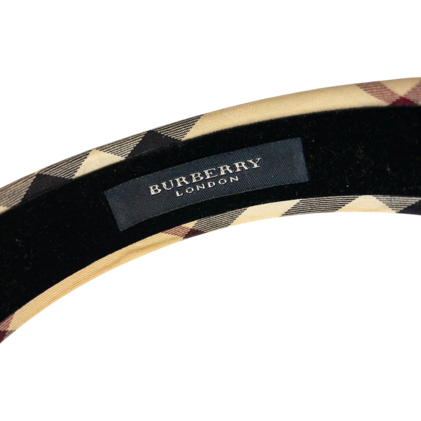 Vintage 2000s Burberry Nova Check Headband | O/S, Beige, Black, Red