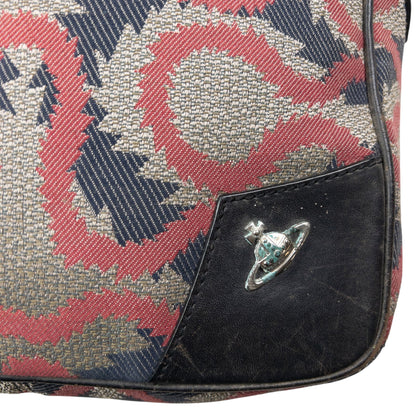 Vintage 2000s Vivienne Westwood Pattern Crossbody Bag | O/S, Silver